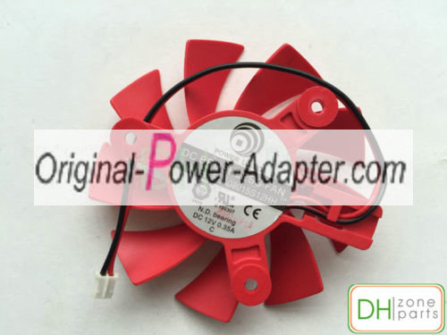 XFX HD7750 HD7770 Graphic Card Fan PLA08015S12HH 75x75x15mm